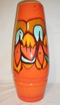 Poole Delphis Vase – Style No. 85 (orange ground)