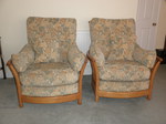 Pair of Ercol Renaissance High Back Armchairs (Model 1068)