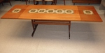 1970s Danish Teak & Tiled Extending Dining Table
