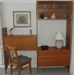 Staples Teak Ladderax 2 Bay Unit