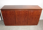 Skovby Three Door Rosewood Credenza Sideboard