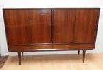 1960s Omann Jun Danish Rosewood Highboard Cabinet Model No.13
