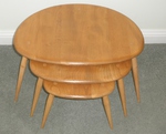 Nest of Ercol ‘Pebble’ Coffee Tables