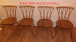 Ercol Candlestick dining chairs