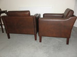 Pair of Borge Mogensen Style 2211 Armchairs