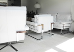 Pieff White Leather Lounge Suite (Mandarin Style)