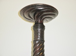 Large Victorian Carved Cuban Mahogany Torchére (c1850) 
