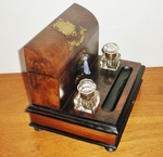 19th Century Walnut Desk Stand 