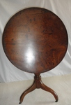 Georgian Circular Mahogany Tilt Top Table 
