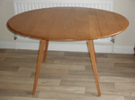 Ercol Drop-Leaf Dining Table – Light/Natural Finish