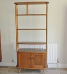Ercol (Giraffe) Room Divider / Bookcase – Natural Finish    