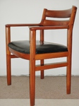 Danish Teak Open Armchair  