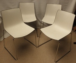 Arper Catifa 46 – Set of four Sled Leg – Stackable Chairs