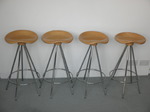 Set of 4 Pepe Cortes, AMAT-3 Jamaica Stools