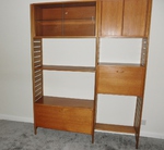 Staples Teak Ladderax 2 Bay Unit